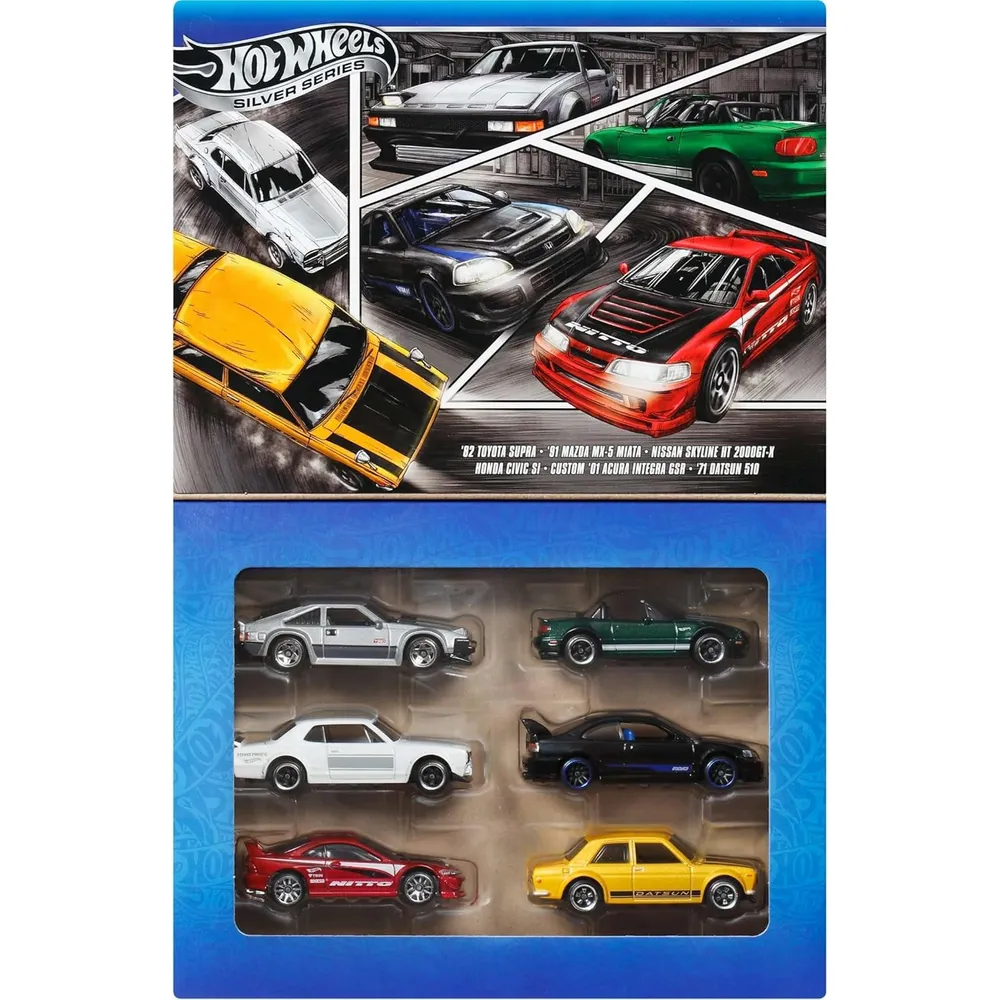 HOT WHEELS ESTILO JAPONESES SET 6 PZS (ESTILOS DIVERSOS)
