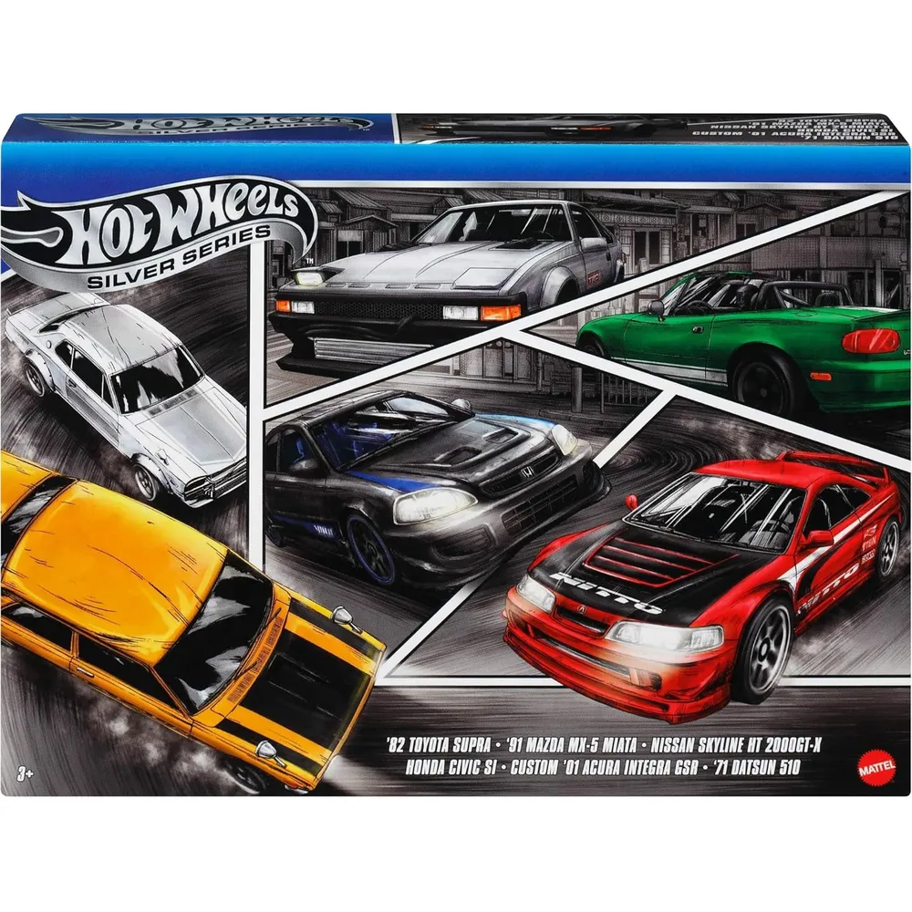 HOT WHEELS ESTILO JAPONESES SET 6 PZS (ESTILOS DIVERSOS)