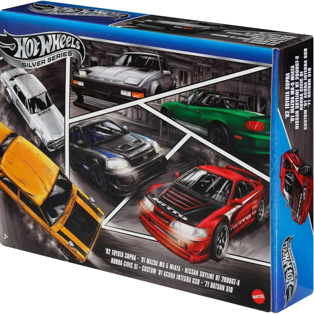 HOT WHEELS ESTILO JAPONESES SET 6 PZS (ESTILOS DIVERSOS)