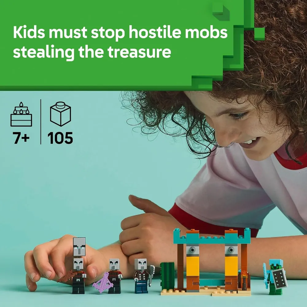 LEGO MINECRAFT PATRULLA DEL DESIERTO DE LOS SAQUEADORES