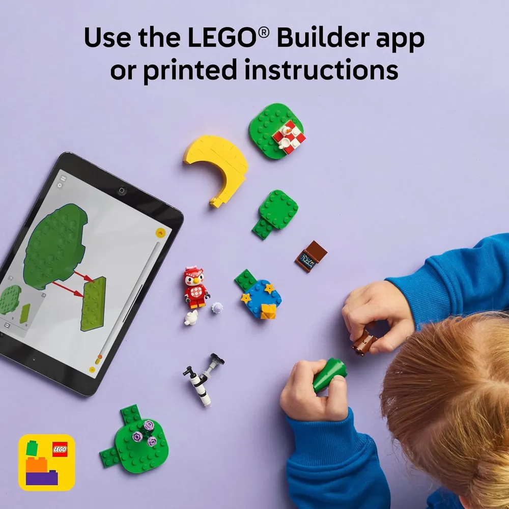 Lego Animal Crossing Observación de estrellas con Celeste, set de construcción