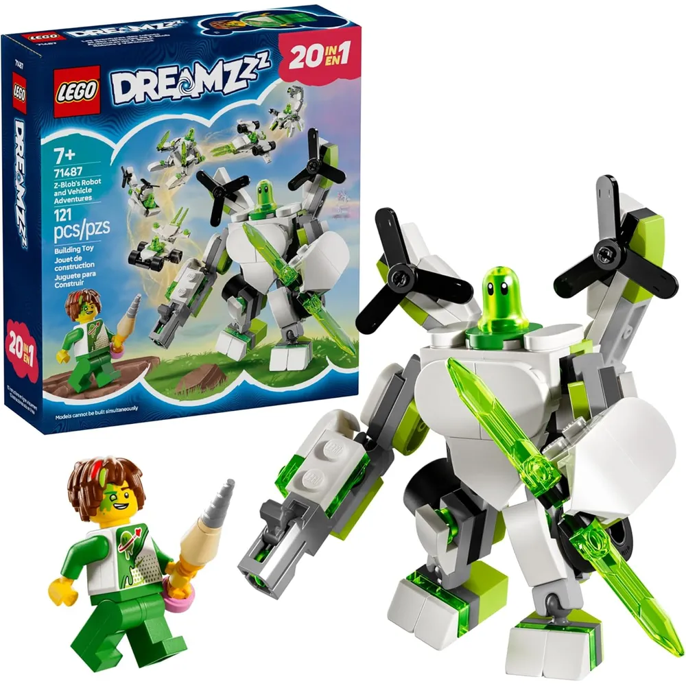 Lego Dreamzzz Z-Blob Aventuras con robots y vehículos, kit de construcción para niños