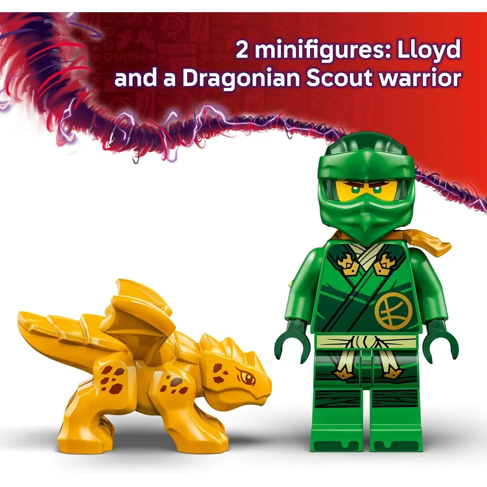 Lego Ninjago Dragón del Bosque Verde de Lloyd, juguete de construcción infantil