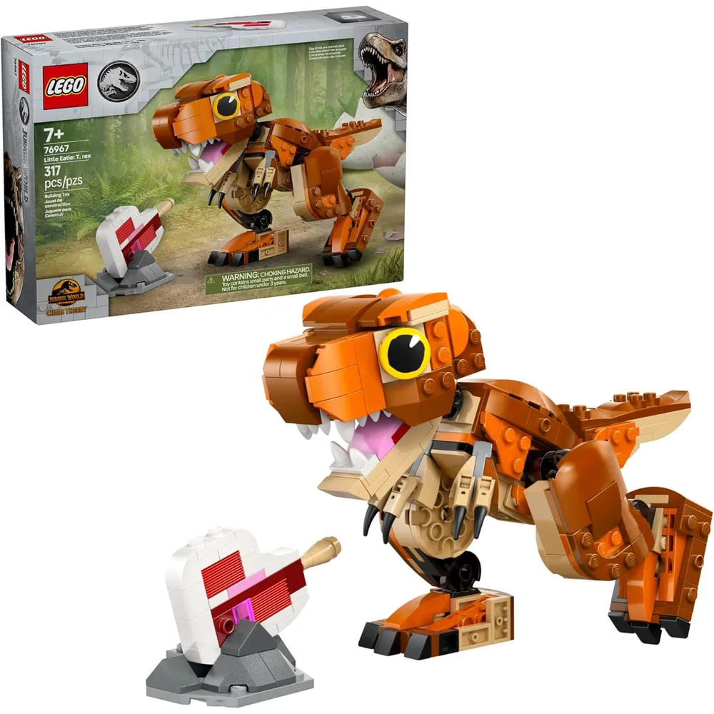 Lego Jurassic World Little Eatie T-Rex, juguete de dinosaurio para niños