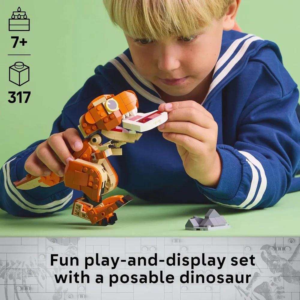 Lego Jurassic World Little Eatie T-Rex, juguete de dinosaurio para niños