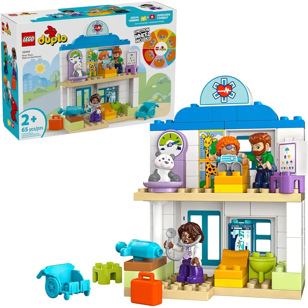 Lego Duplo Town Primera visita al consultorio médico, juguete educativo