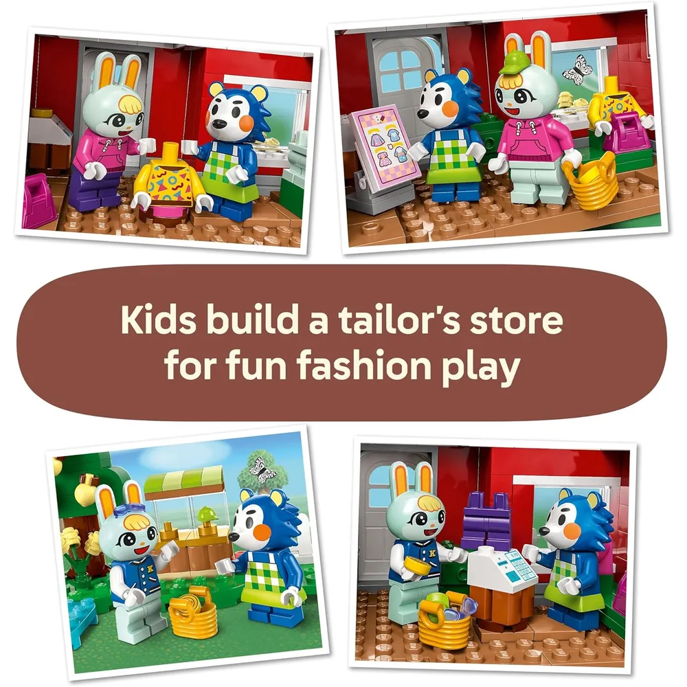 Lego Animal Crossing Tienda de ropa de las Hermanas Able, set de construcción