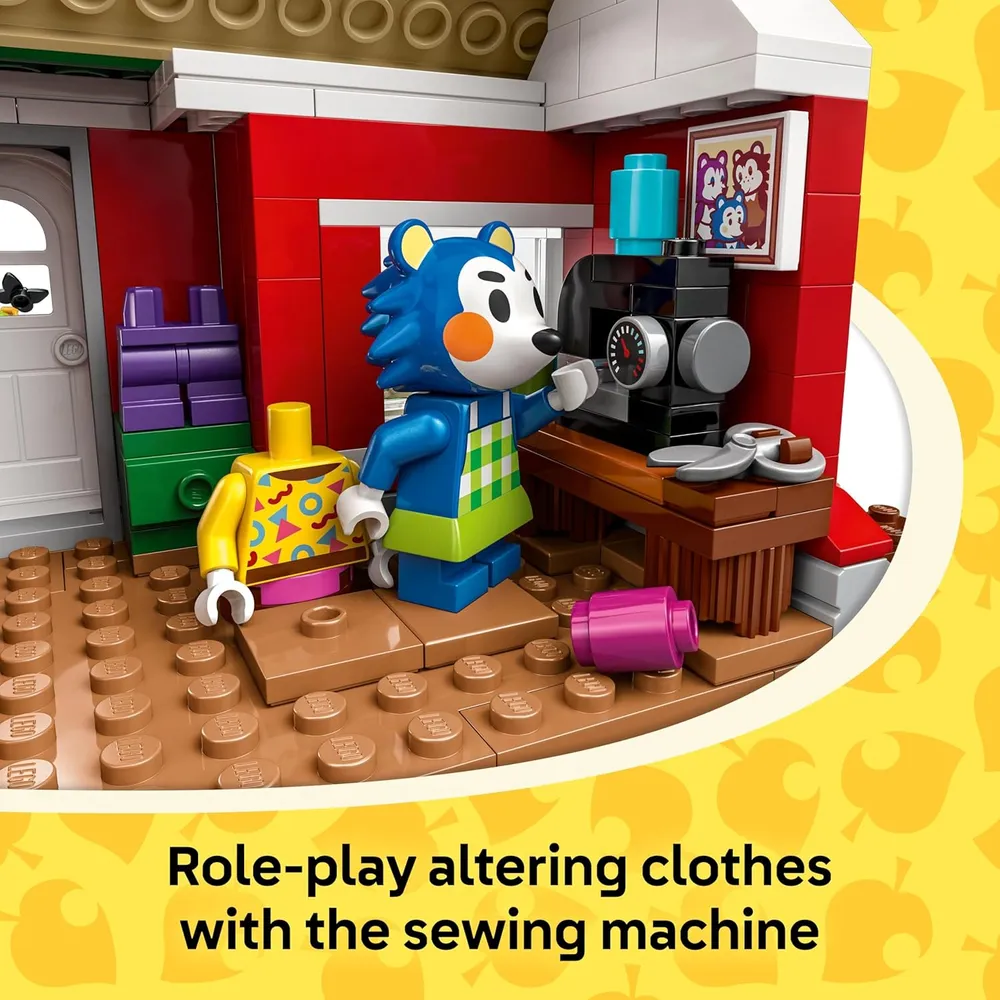 Lego Animal Crossing Tienda de ropa de las Hermanas Able, set de construcción