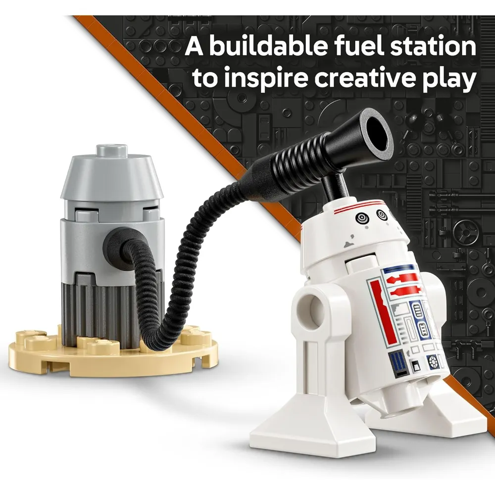 Lego Star Wars Mandaloriano Caza N-1 de Mando y Grogu, juguete preescolar
