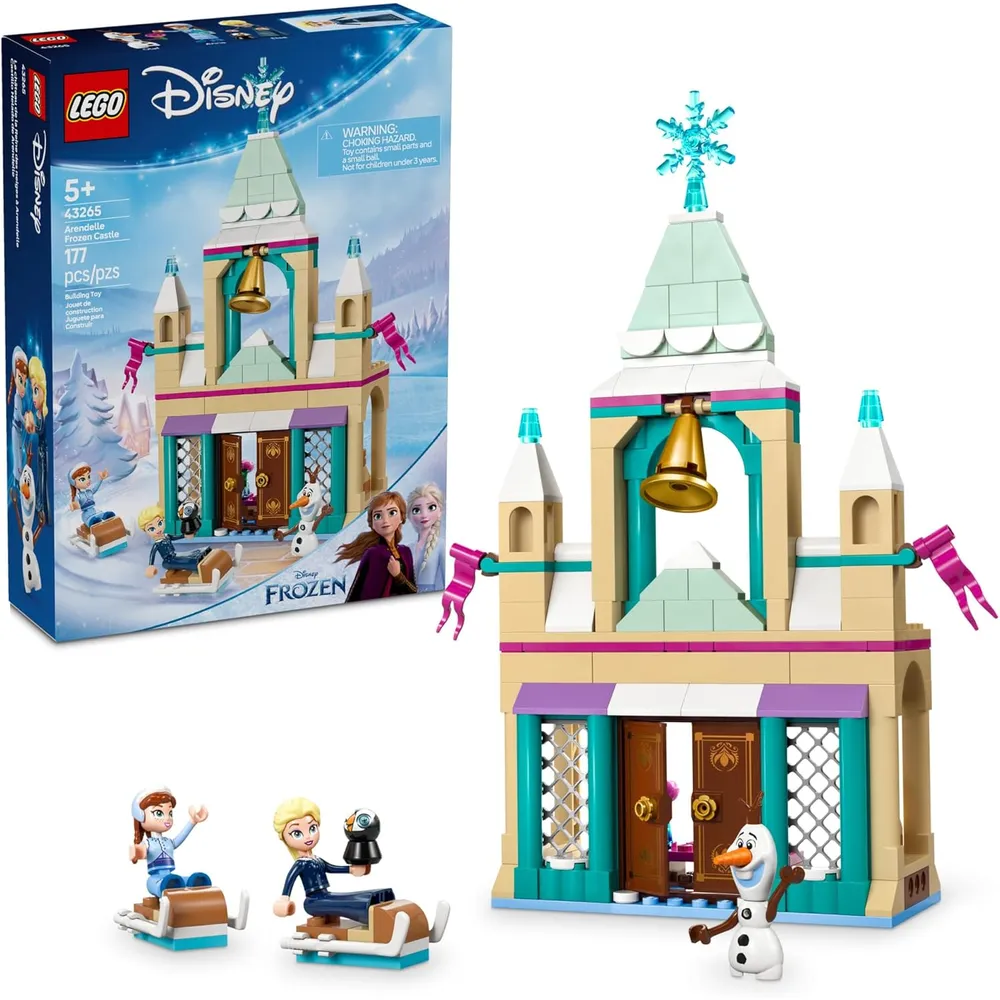 Lego Disney Frozen Castillo de Arendelle, set de construcción con minifiguras