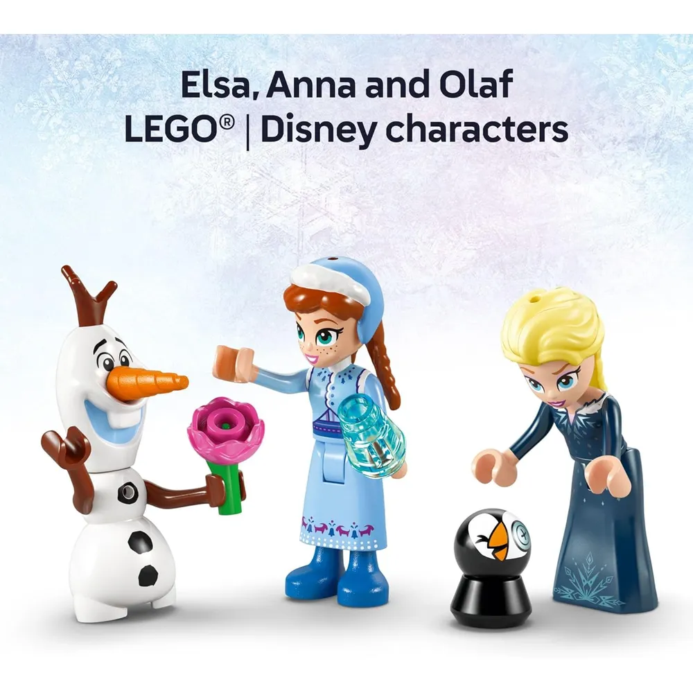Lego Disney Frozen Castillo de Arendelle, set de construcción con minifiguras