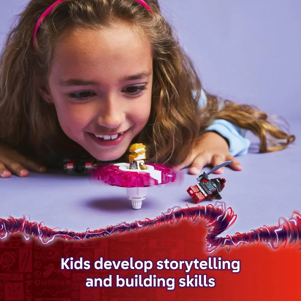 Lego Ninjago Spinjitzu Dragón de Sora, juguete de construcción con minifiguras