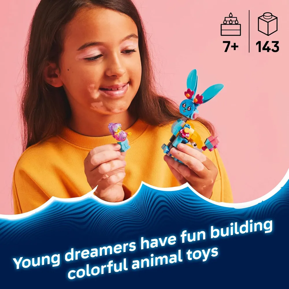 Lego Dreamzzz Bunchu's Aventuras con animales, set de construcción creativo