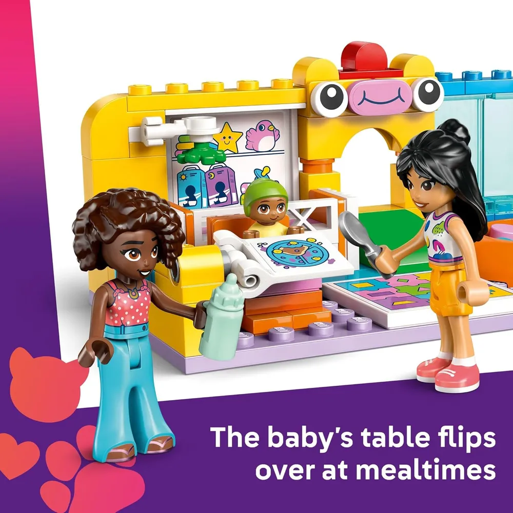 Lego Friends Sala de juegos de la hermanita de Aliya, set de simulación