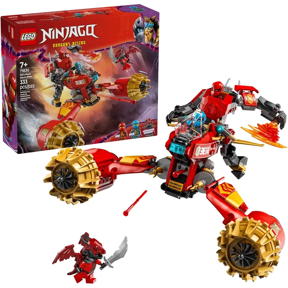 LEGO NINJAGO MECH STORM RIDER DE KAI CON MINIFIGURAS
