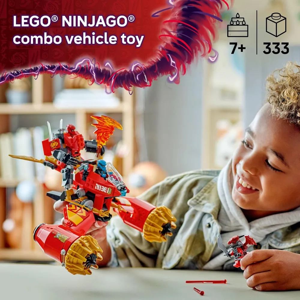 LEGO NINJAGO MECH STORM RIDER DE KAI CON MINIFIGURAS