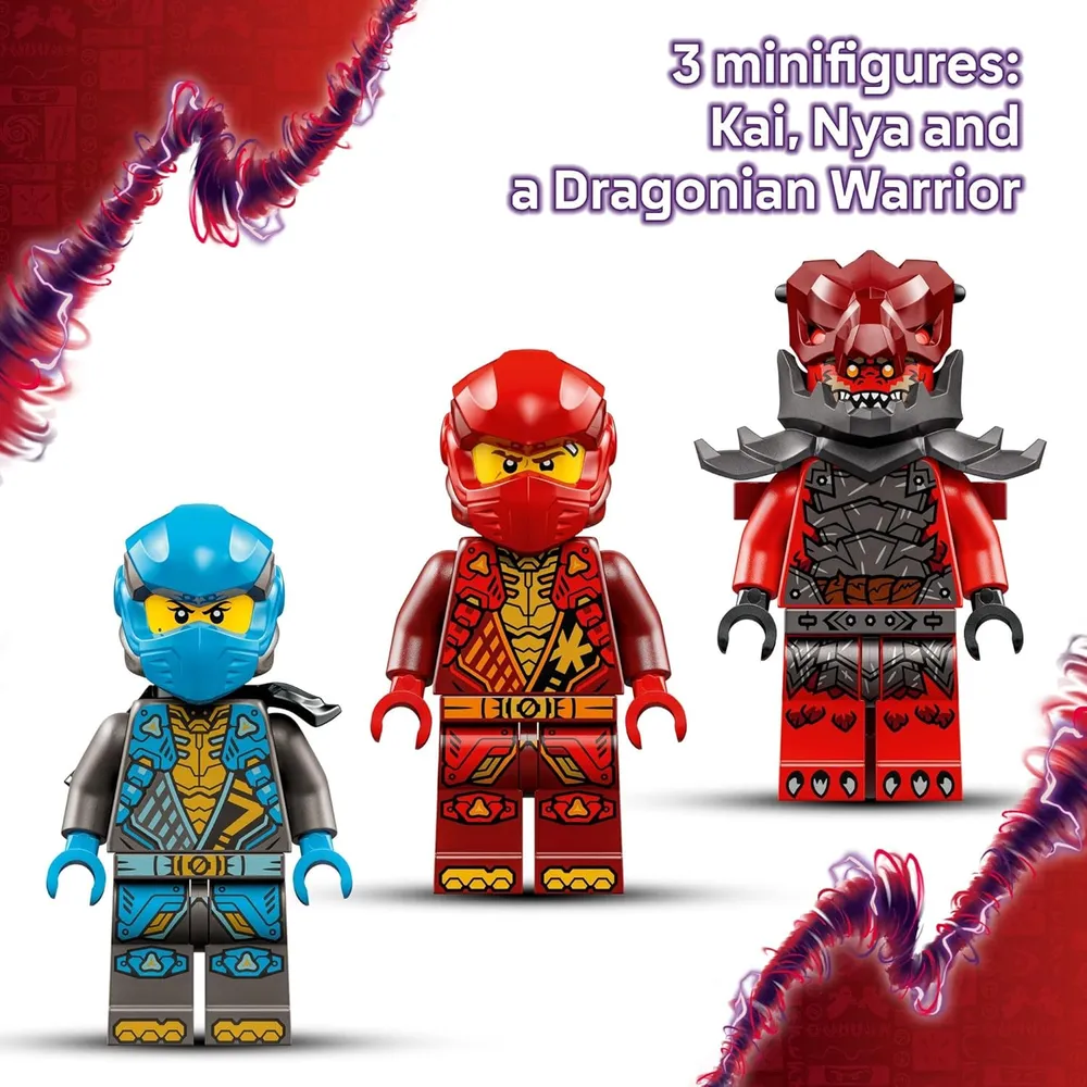 LEGO NINJAGO MECH STORM RIDER DE KAI CON MINIFIGURAS