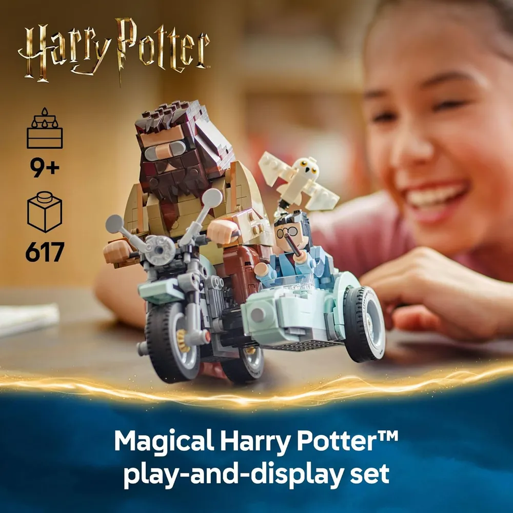 LEGO HARRY POTTER MOTO DE HAGRID Y HARRY