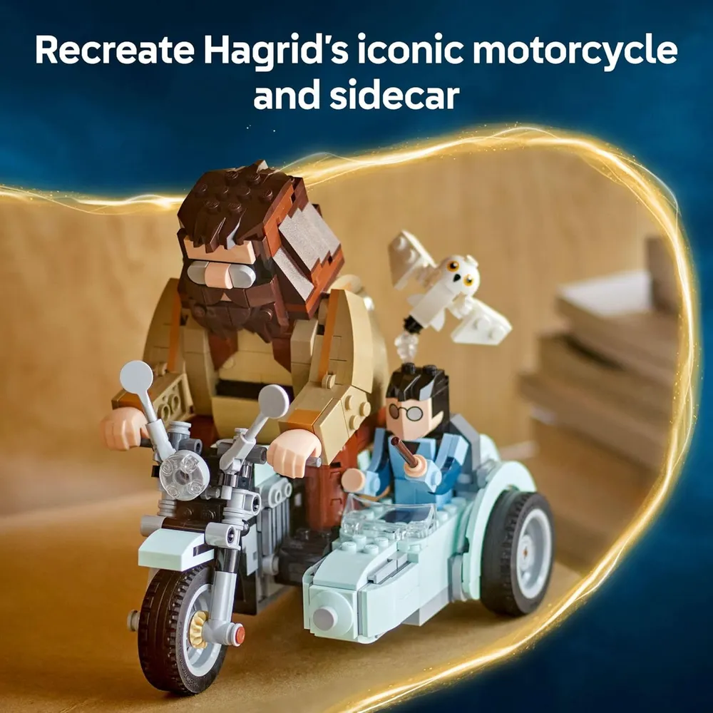 LEGO HARRY POTTER MOTO DE HAGRID Y HARRY
