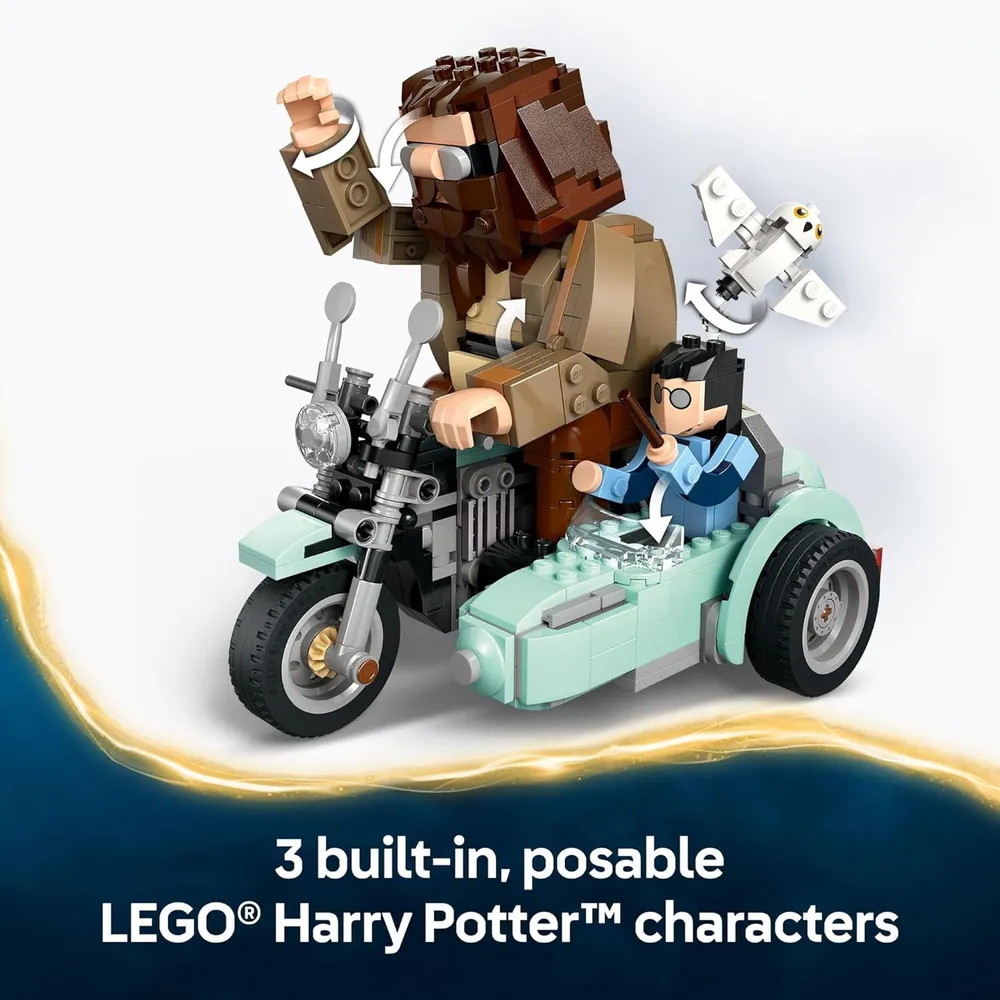 LEGO HARRY POTTER MOTO DE HAGRID Y HARRY
