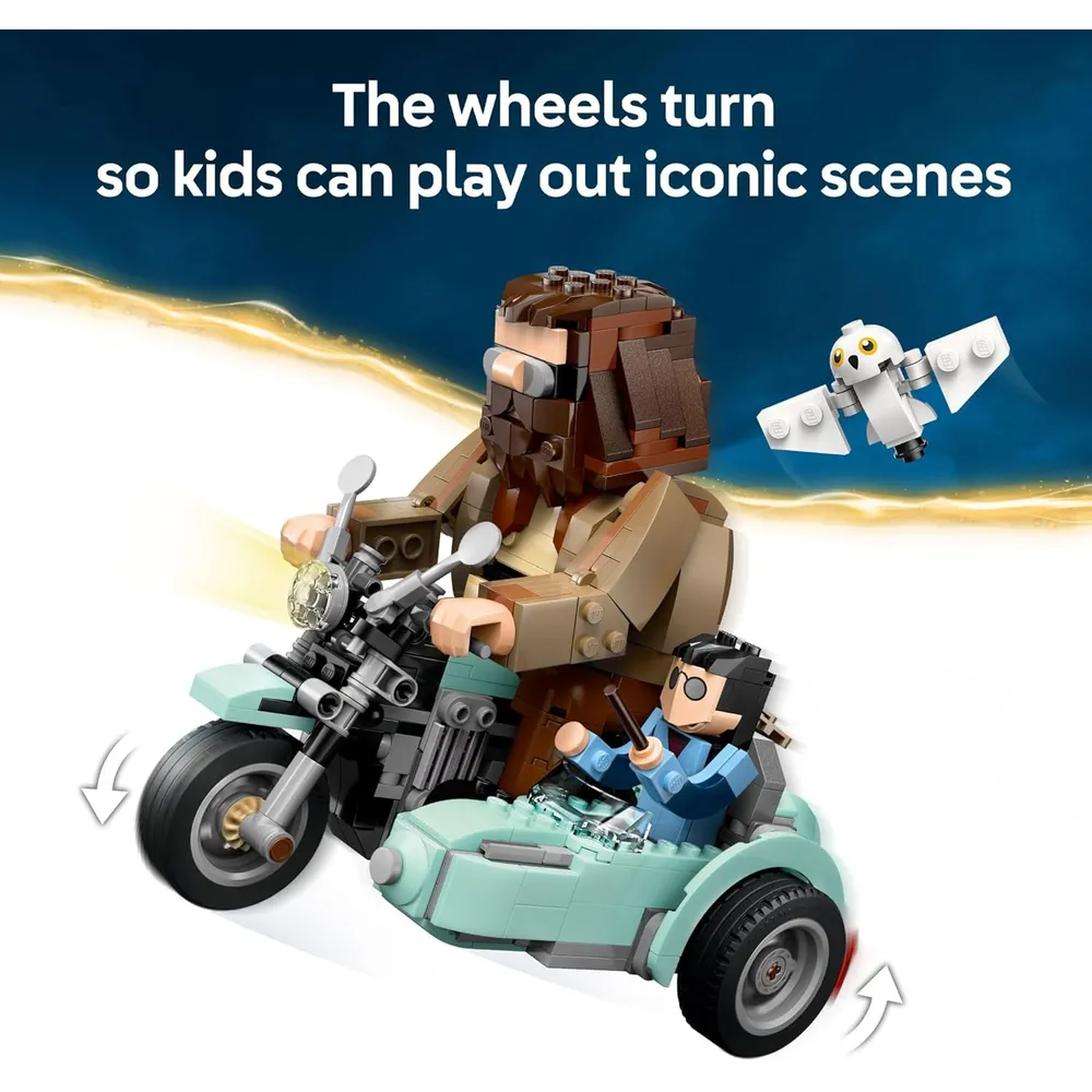 LEGO HARRY POTTER MOTO DE HAGRID Y HARRY