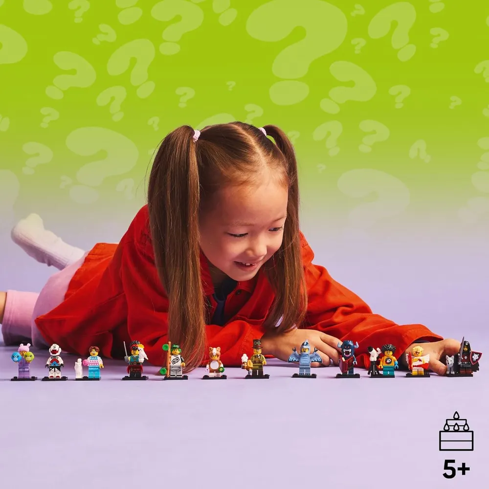 Lego Serie 27 Pack de 6 minifiguras, figuras coleccionables, caja sorpresa