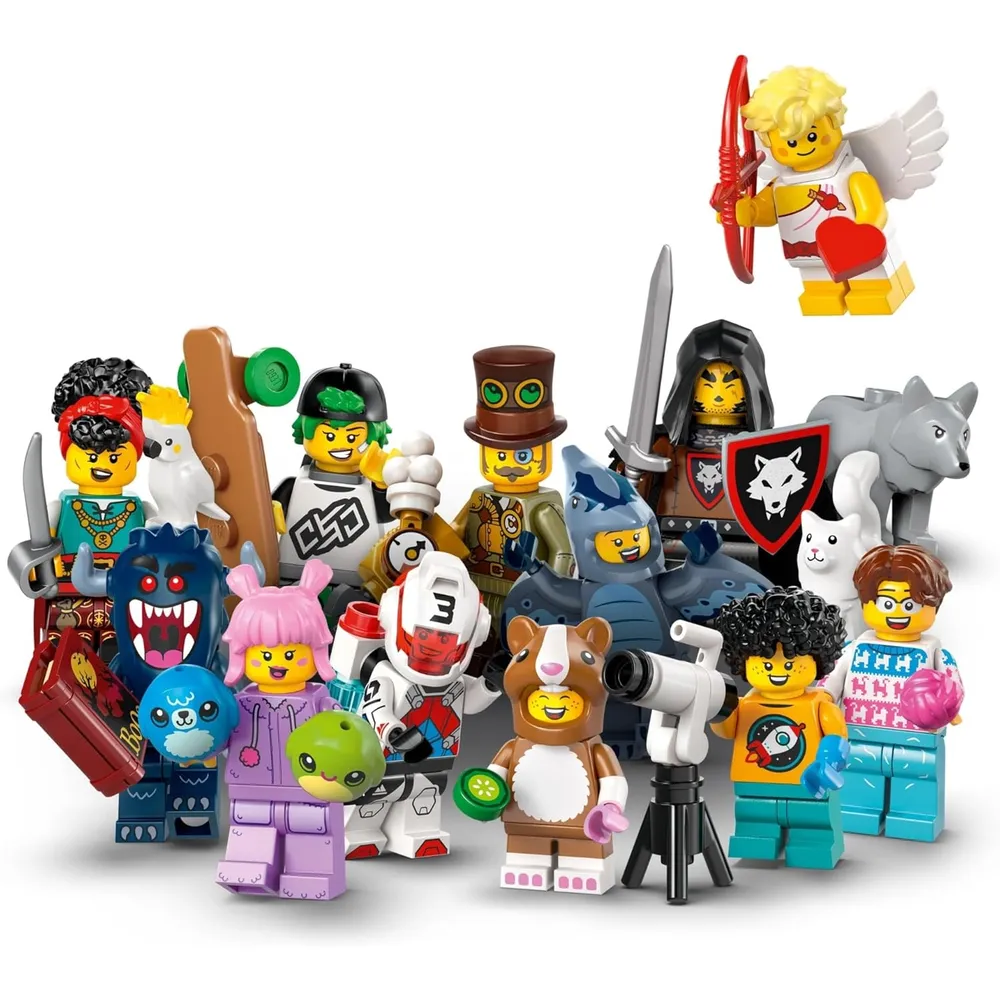 Lego Serie 27 Pack de 6 minifiguras, figuras coleccionables, caja sorpresa