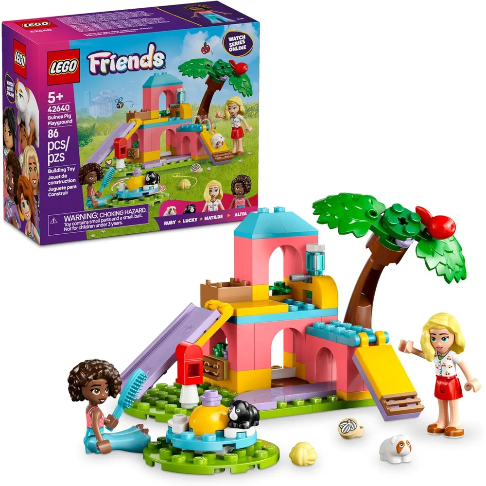 Lego Friends Parque de juegos para cobayas, set de construcción con minimuñecas