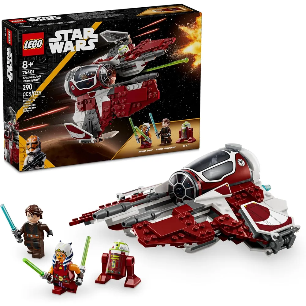 LEGO STAR WARS THE CLONE WARS NAVE INTERCEPTORA JEDI DE AHSOKA