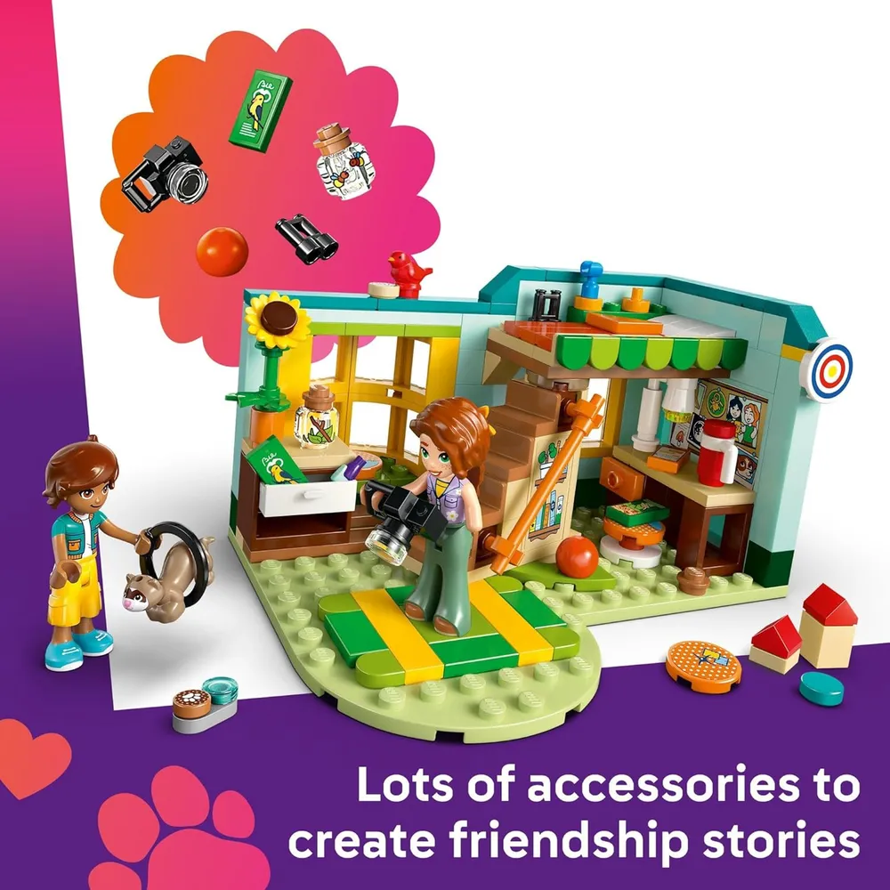 Lego Friends Habitación de Otoño, set de construcción con minimuñecas y animales