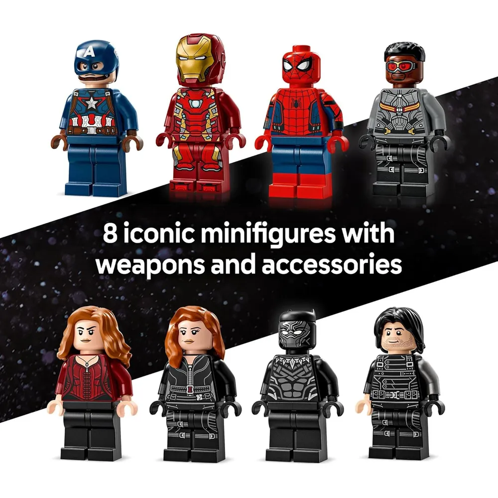 LEGO MARVEL CAPITÁN AMÉRICA CIVIL WAR CON 8 MINIFIGURAS Y ANT-MAN