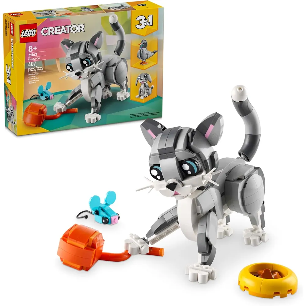 LEGO CREATOR 3 EN 1 GATO, PERRO O PALOMA
