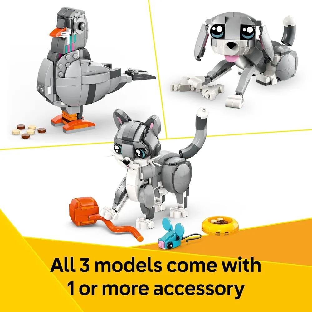 LEGO CREATOR 3 EN 1 GATO, PERRO O PALOMA
