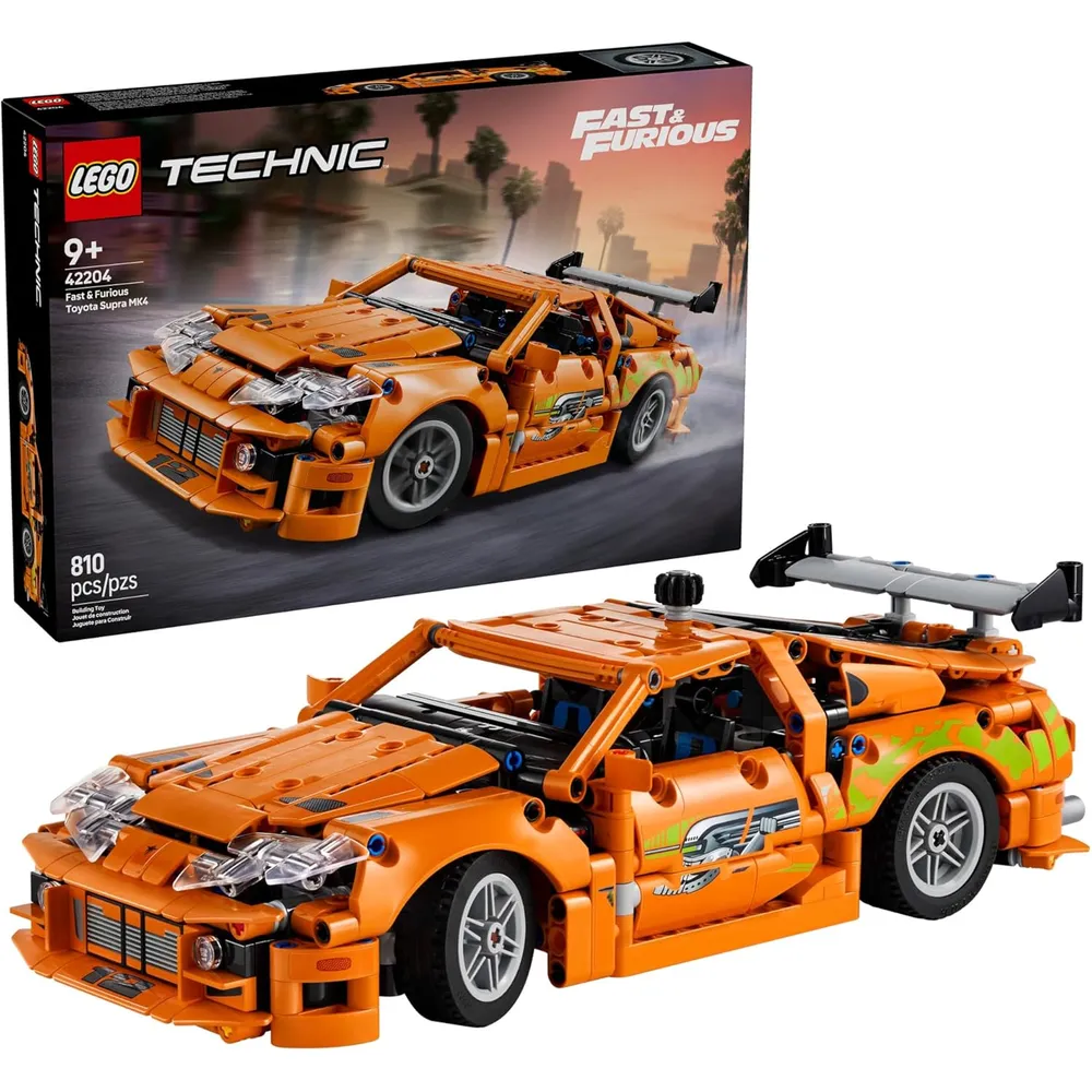 LEGO TECHNIC TOYOTA SUPRA MK4 RÁPIDOS Y FURIOSOS COCHE DE CONSTRUCCIÓN