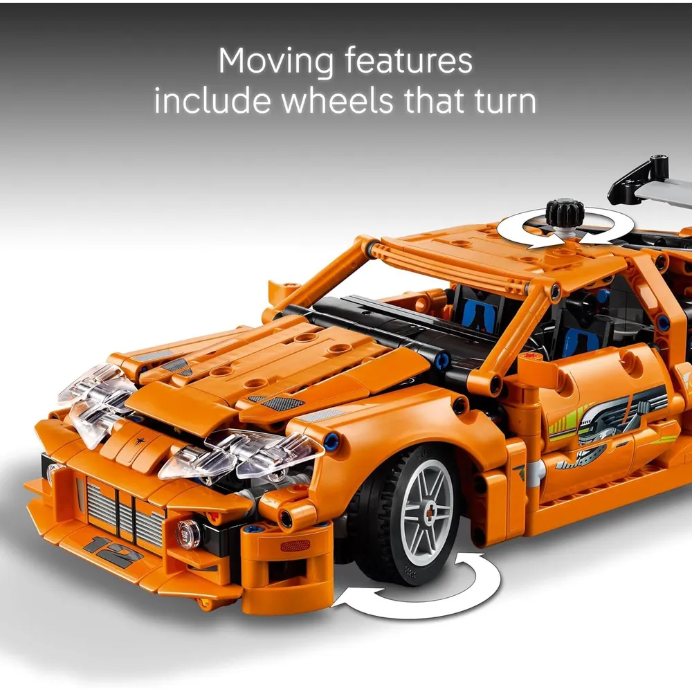 LEGO TECHNIC TOYOTA SUPRA MK4 RÁPIDOS Y FURIOSOS COCHE DE CONSTRUCCIÓN