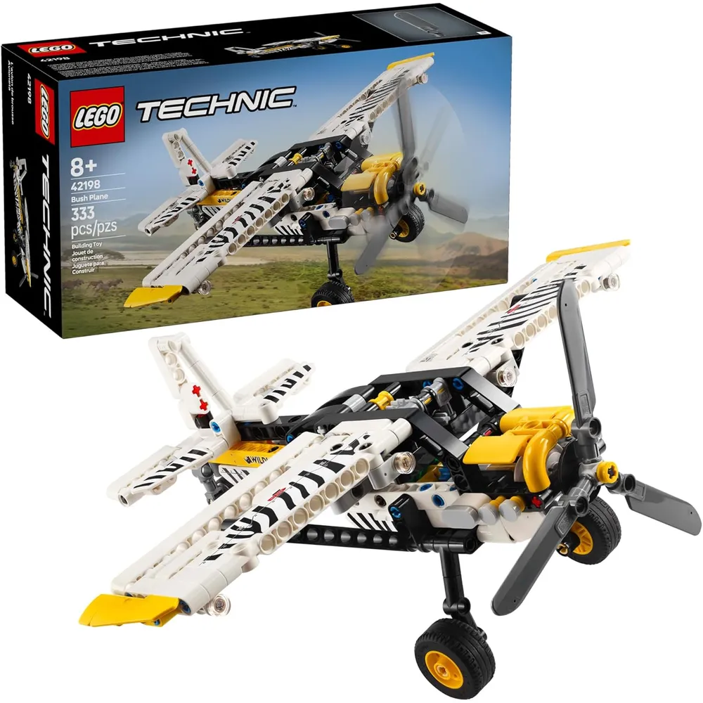 LEGO TECHNIC AVIÓN CON HÉLICE GIRATORIA Y MOTOR DE PISTÓN