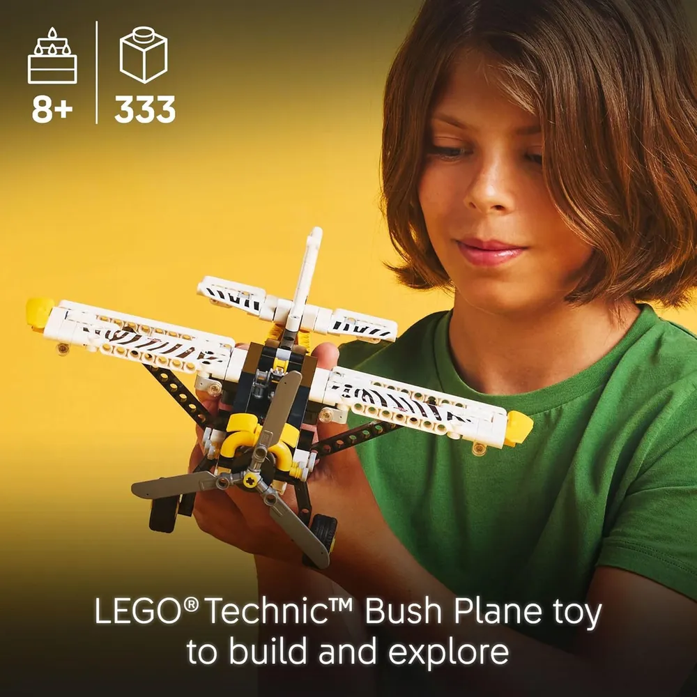 LEGO TECHNIC AVIÓN CON HÉLICE GIRATORIA Y MOTOR DE PISTÓN