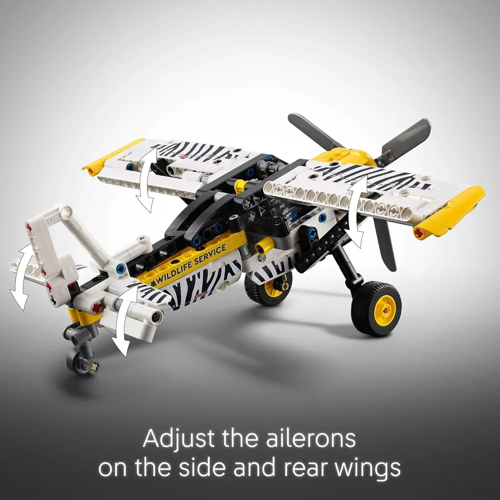 LEGO TECHNIC AVIÓN CON HÉLICE GIRATORIA Y MOTOR DE PISTÓN