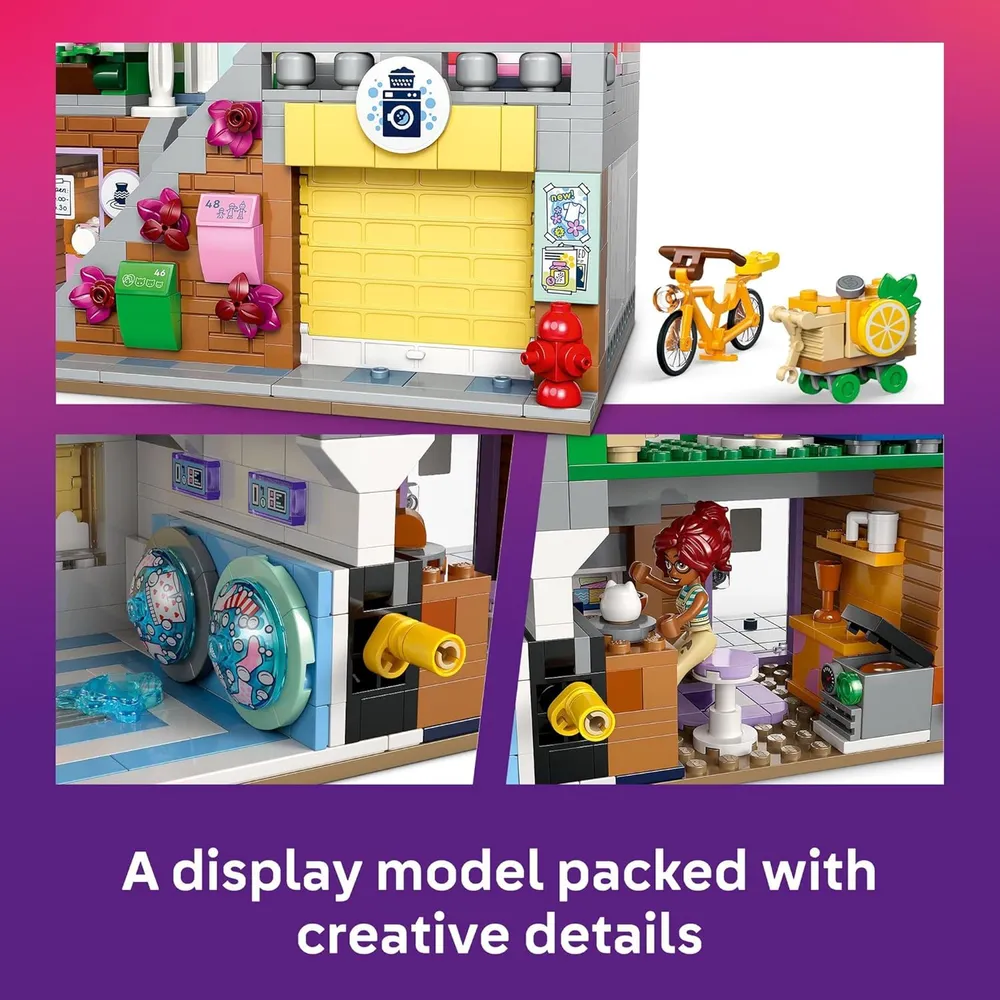Lego Friends Heartlake City Casa de muñecas, set de construcción con apartamentos y tiendas