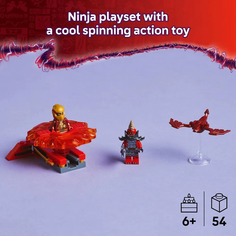 LEGO NINJAGO SPINJITZU DRAGÓN DE KAI CON ESPADA GIRATORIA
