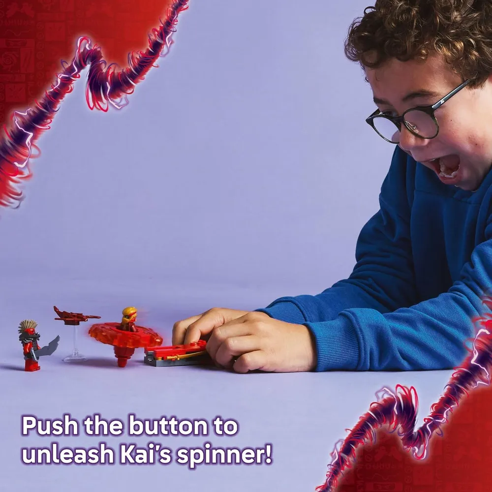 LEGO NINJAGO SPINJITZU DRAGÓN DE KAI CON ESPADA GIRATORIA