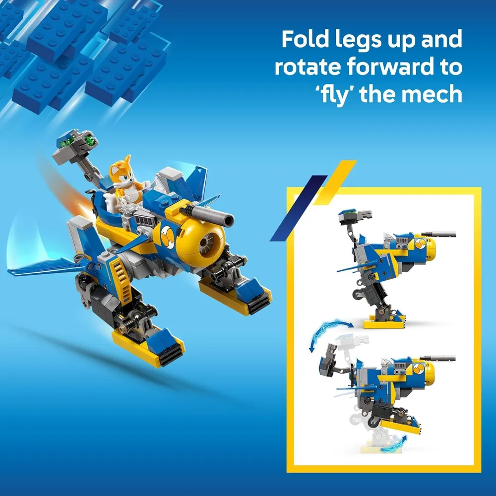 LEGO SONIC THE HEDGEHOG CYCLONE VS METAL SONIC CON MINIFIGURAS