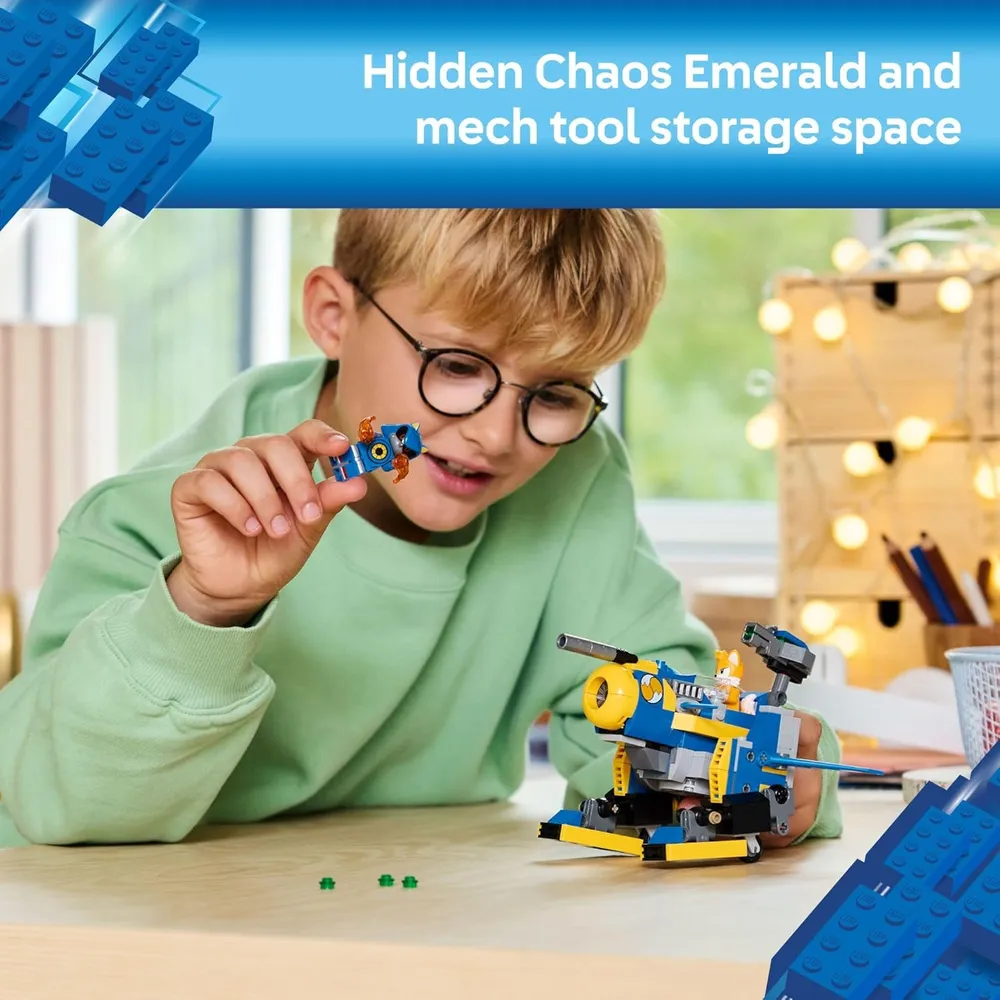 LEGO SONIC THE HEDGEHOG CYCLONE VS METAL SONIC CON MINIFIGURAS