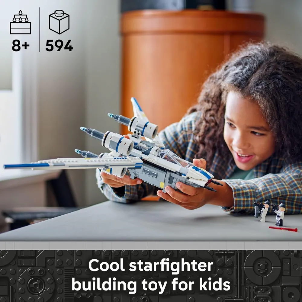 Lego Star Wars Rebel U-wing Starfighter, incluye Cassian Andor y K-2SO
