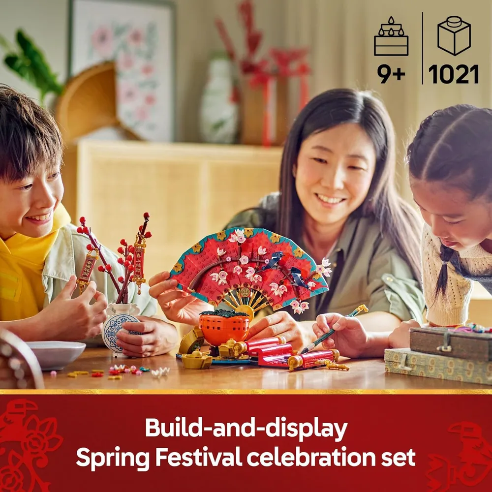 Lego Fiesta de la Primavera, juguete educativo y didáctico para exhibir