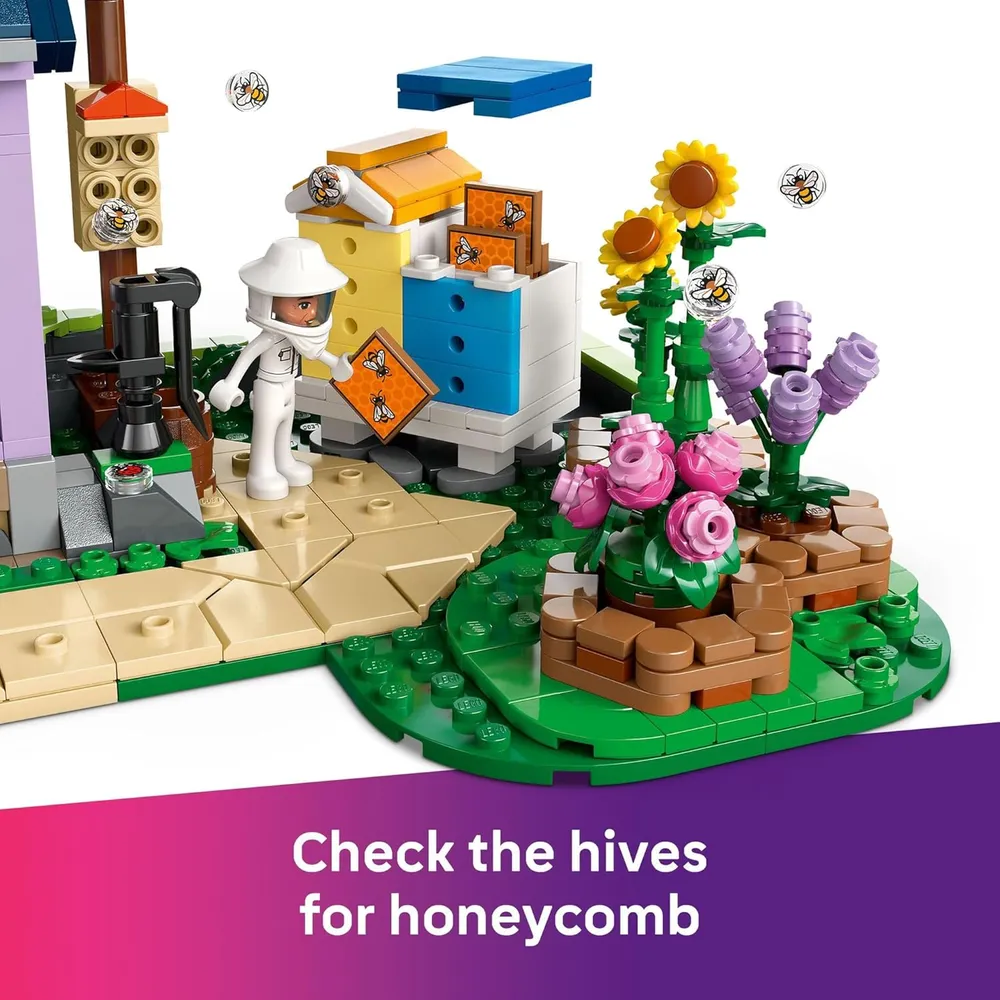 Lego Friends Casa de Apicultores y Jardín, incluye minimuñecas y animales