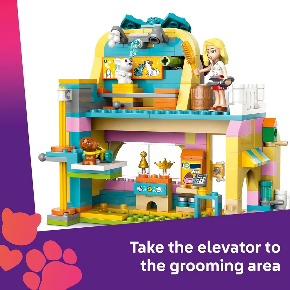 LEGO FRIENDS TIENDA DE ACCESORIOS PARA MASCOTAS CON 3 MINIMUÑECAS Y ANIMALES