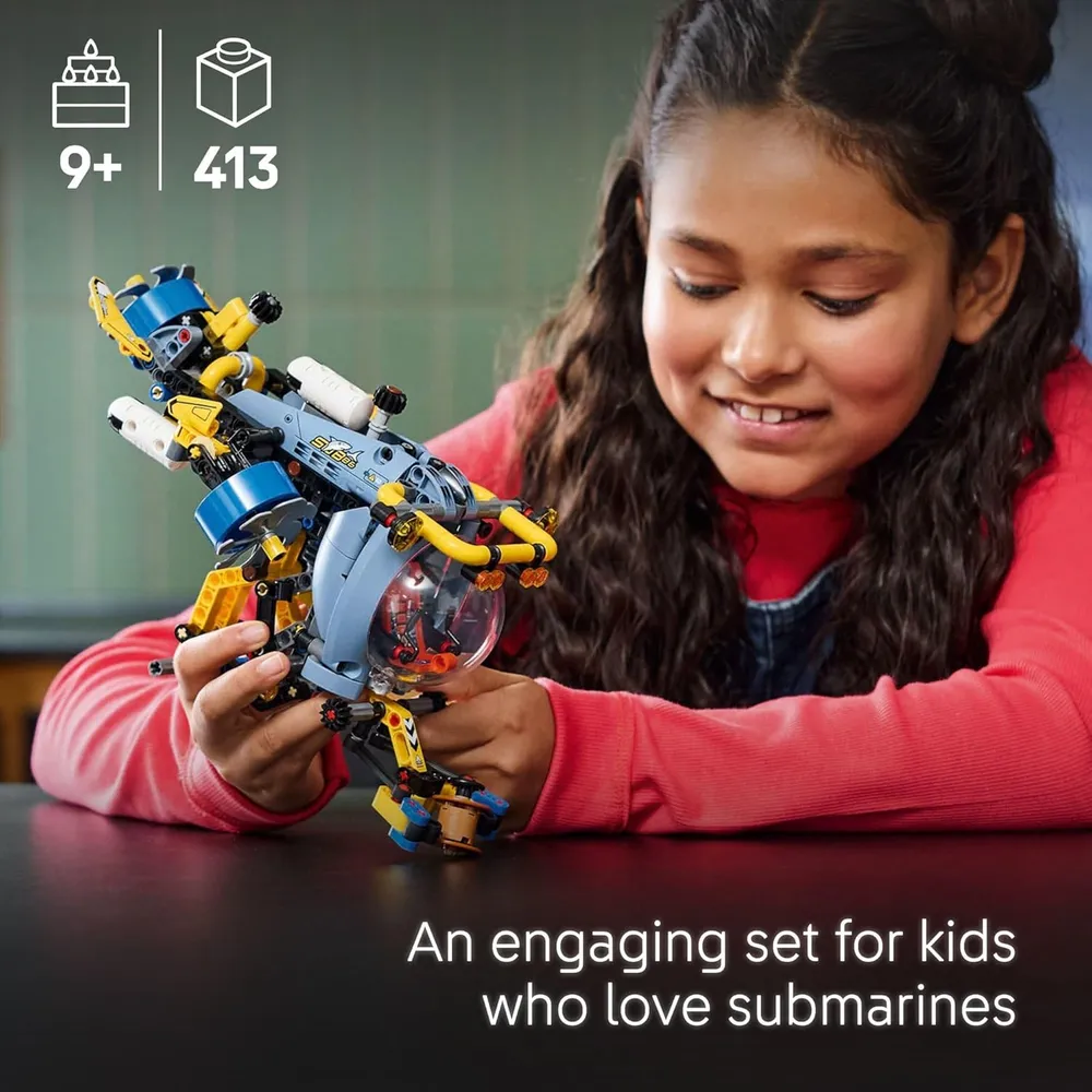 LEGO TECHNIC SUBMARINO DE INVESTIGACIÓN DE AGUAS PROFUNDAS