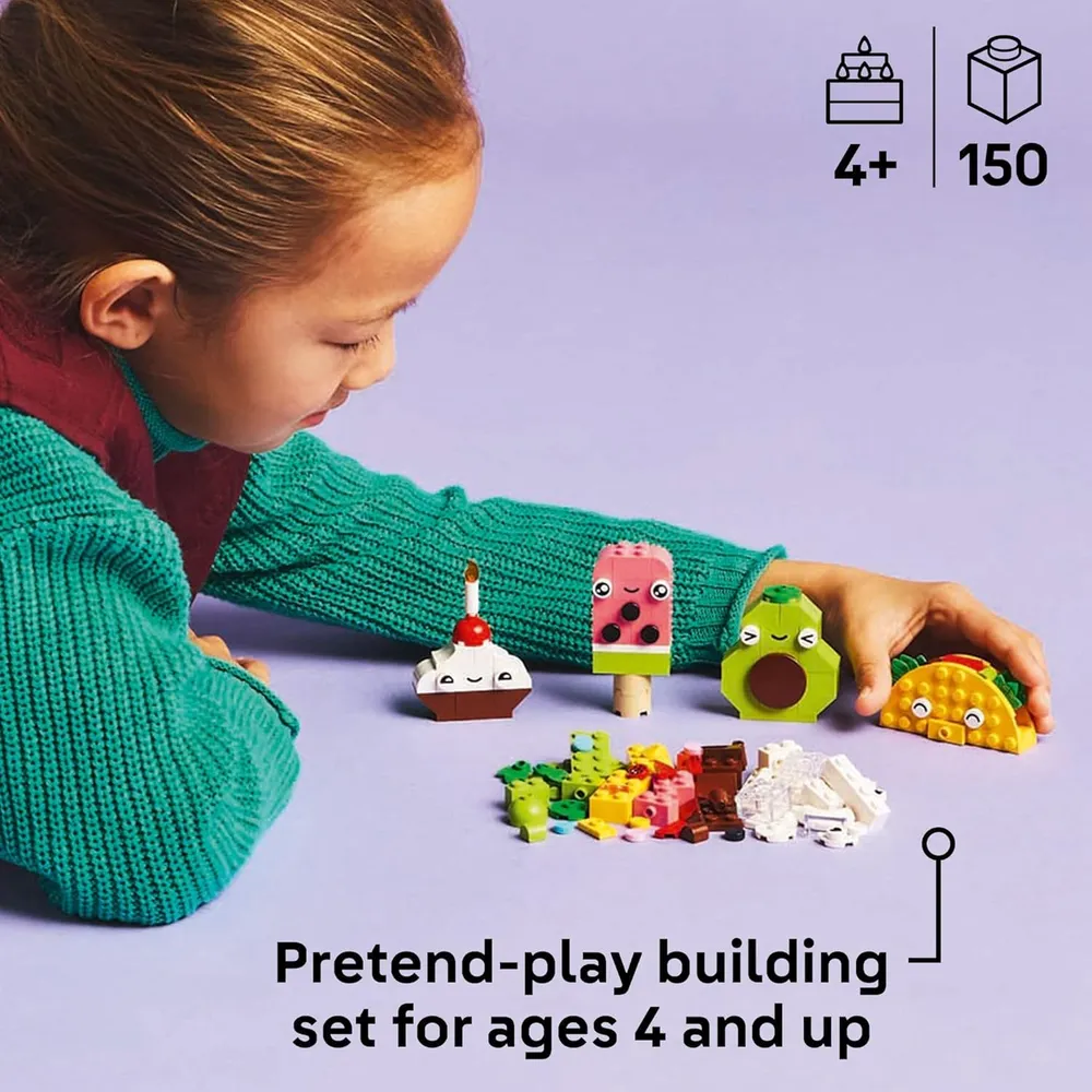Lego Classic Comida Creativa, juego de comida de imitación y construcción