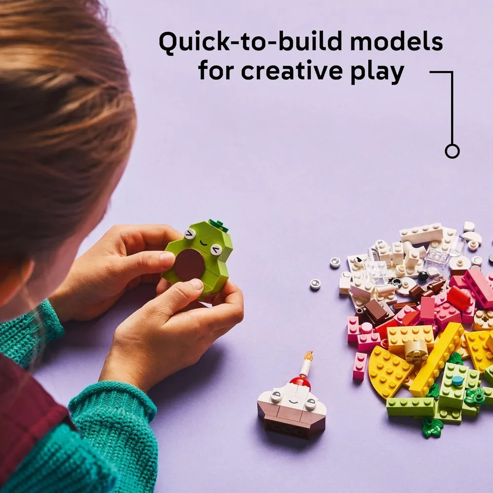 Lego Classic Comida Creativa, juego de comida de imitación y construcción
